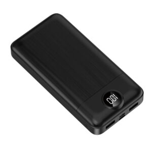 DF-20000PB27S Slim Ultra Type-c Polymer Powerbank 20000mah Thin Dual Input Power Bank with Digital Display