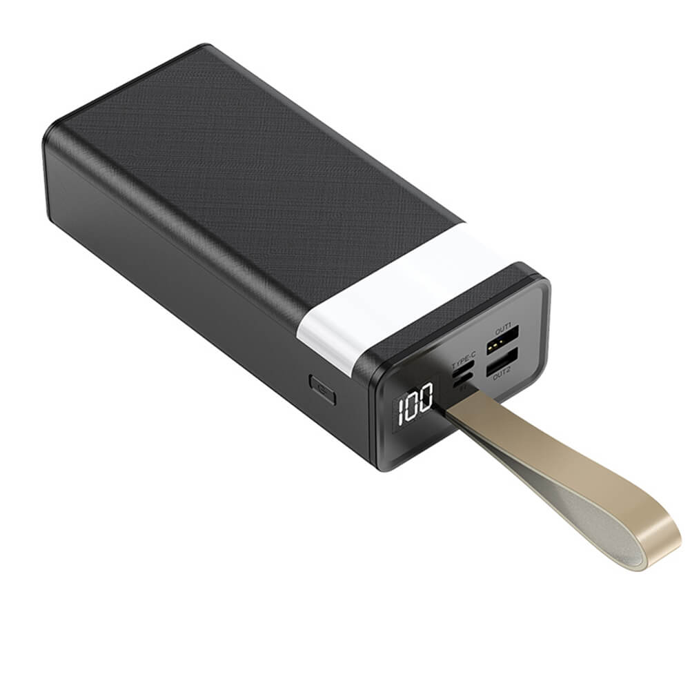 Power bank with shop flashlight